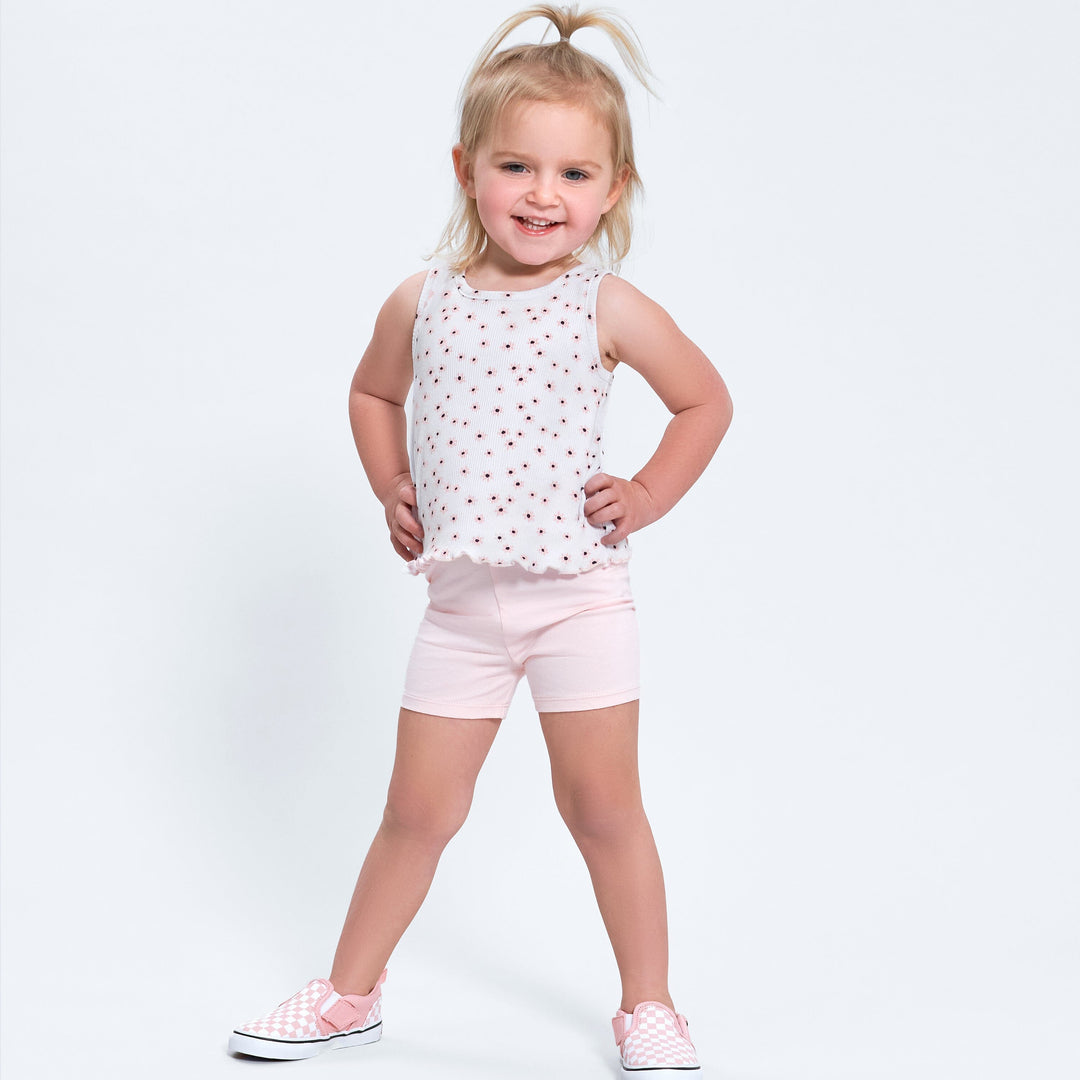 3-Pack Baby & Toddler Girls Sweet Florals Racer Back Tank Tops-Gerber Childrenswear