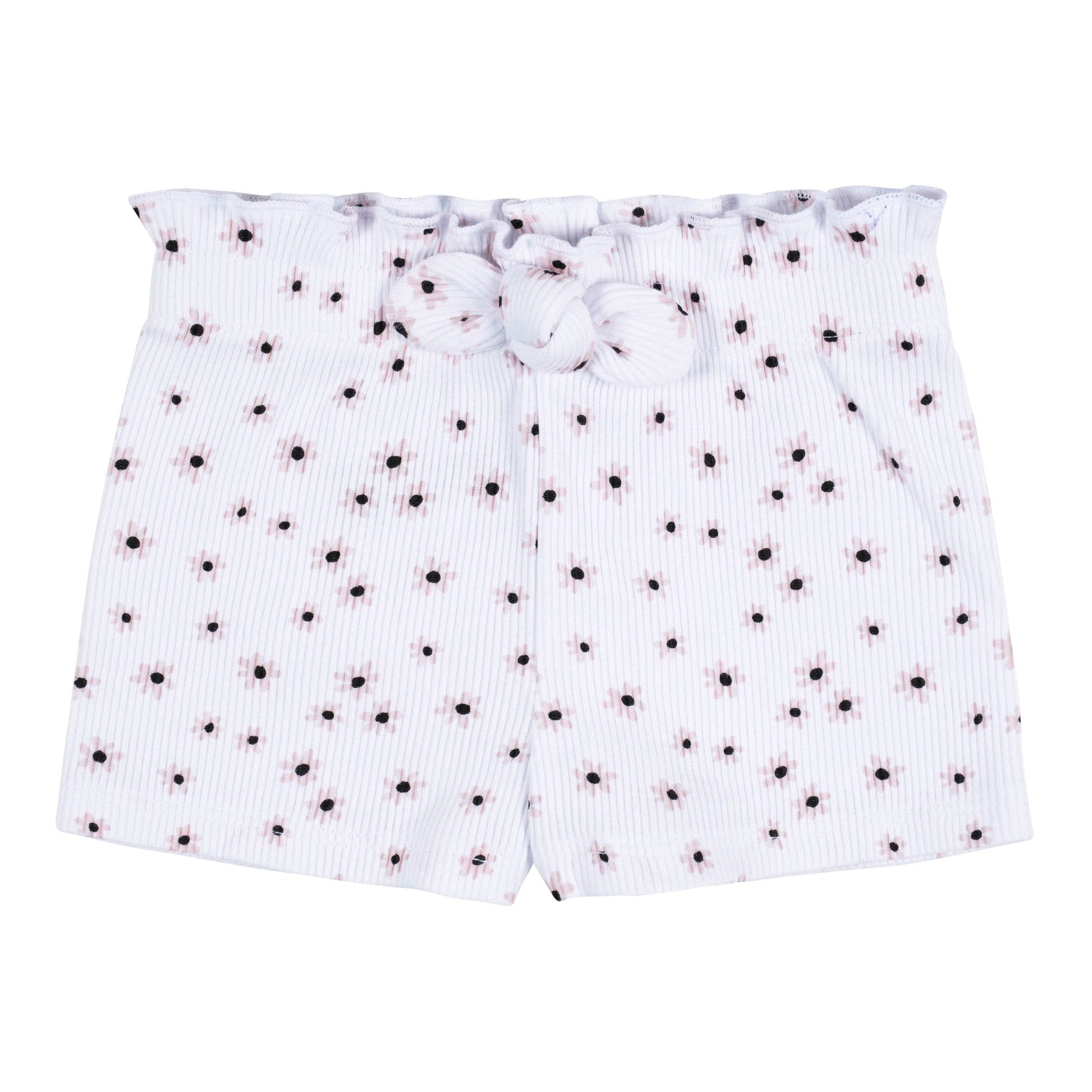 3-Pack Baby & Toddler Girls Sweet Florals Pull-On Knit Shorts-Gerber Childrenswear