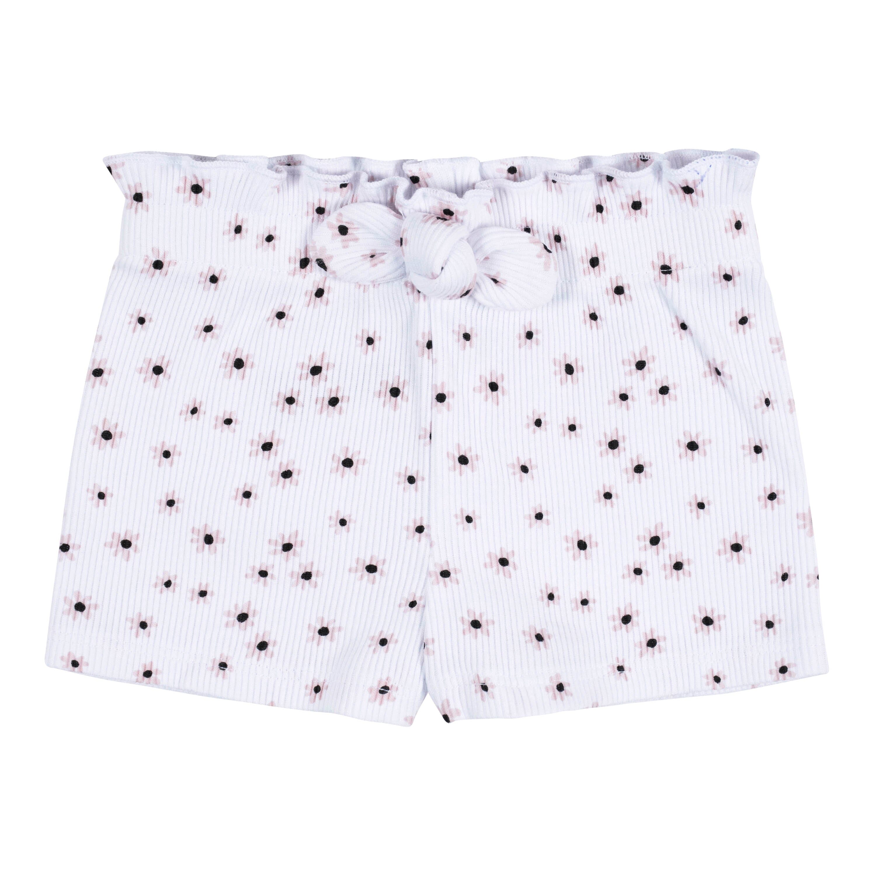3-Pack Baby & Toddler Girls Sweet Florals Pull-On Knit Shorts-Gerber Childrenswear