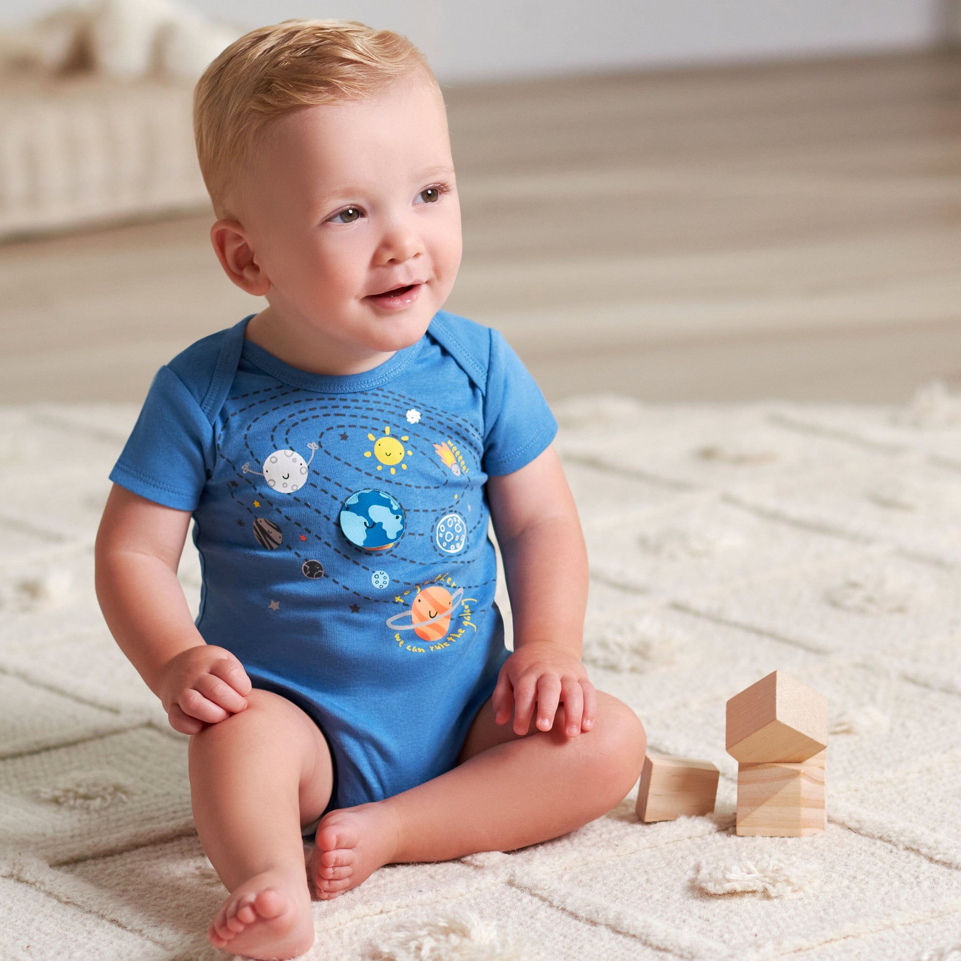 5-Pack Baby Boys Space Explorer Onesies® Bodysuits