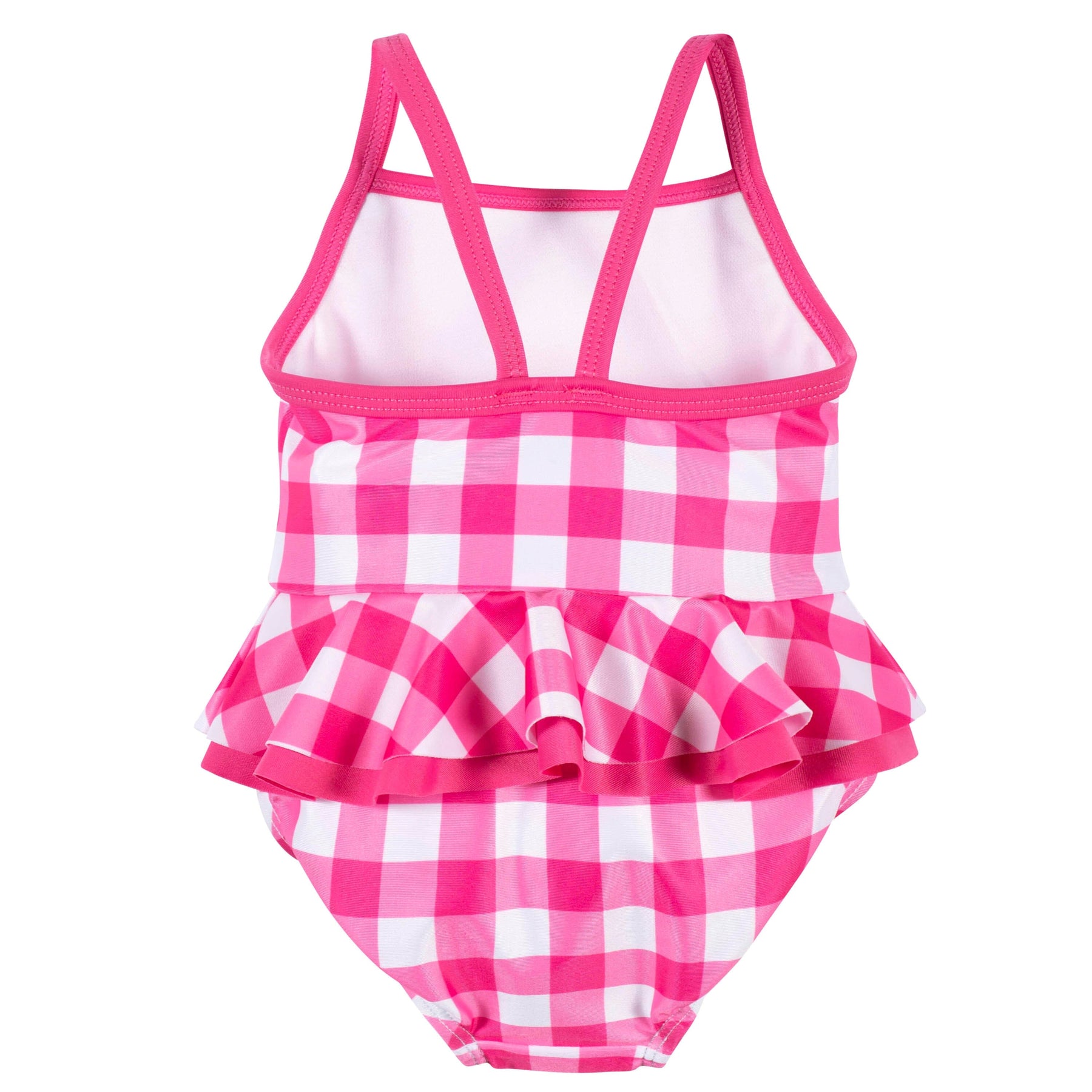 Baby & Toddler Girls UPF 50+ Strawberry Gingham One-Piece Swimsuit ...