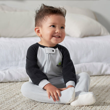 Infant Boys Space Fleece Pajamas