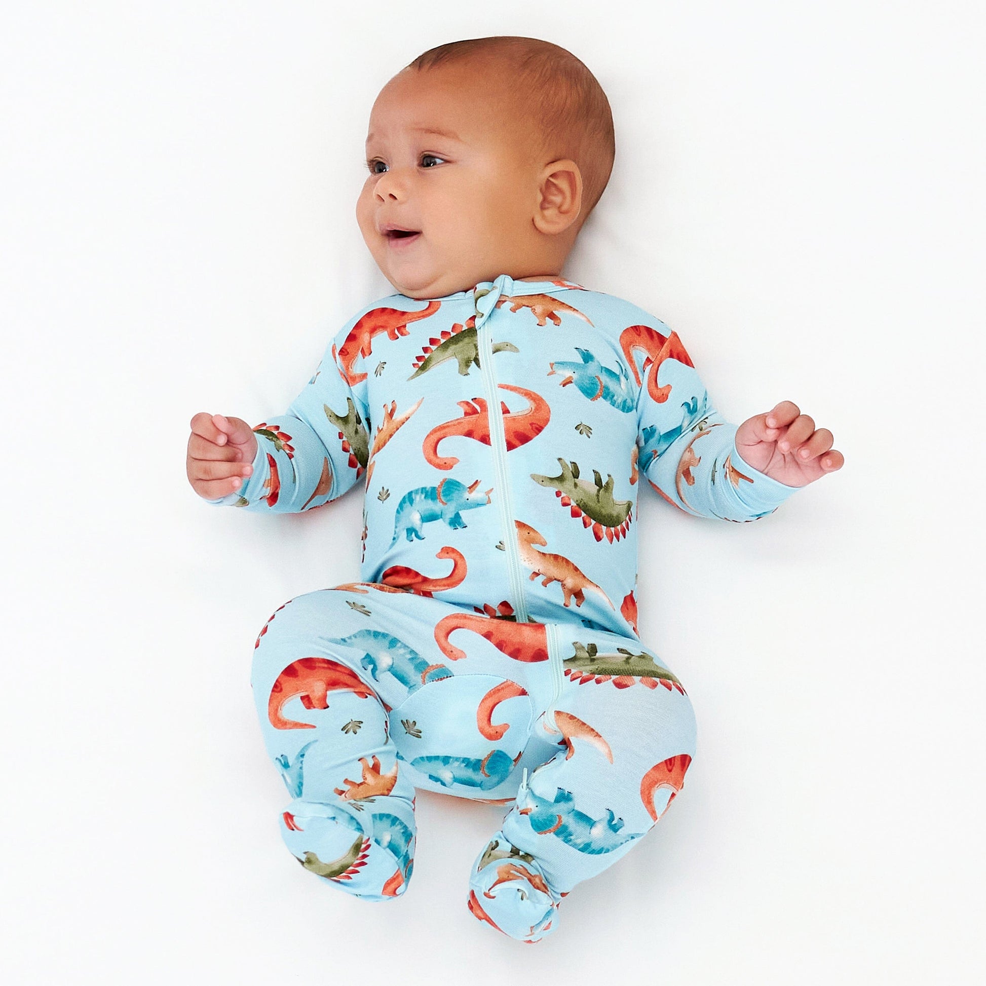 Baby & Toddler Snugosaurous Buttery Soft Viscose Made from Eucalyptus Snug Fit Footed Pajamas