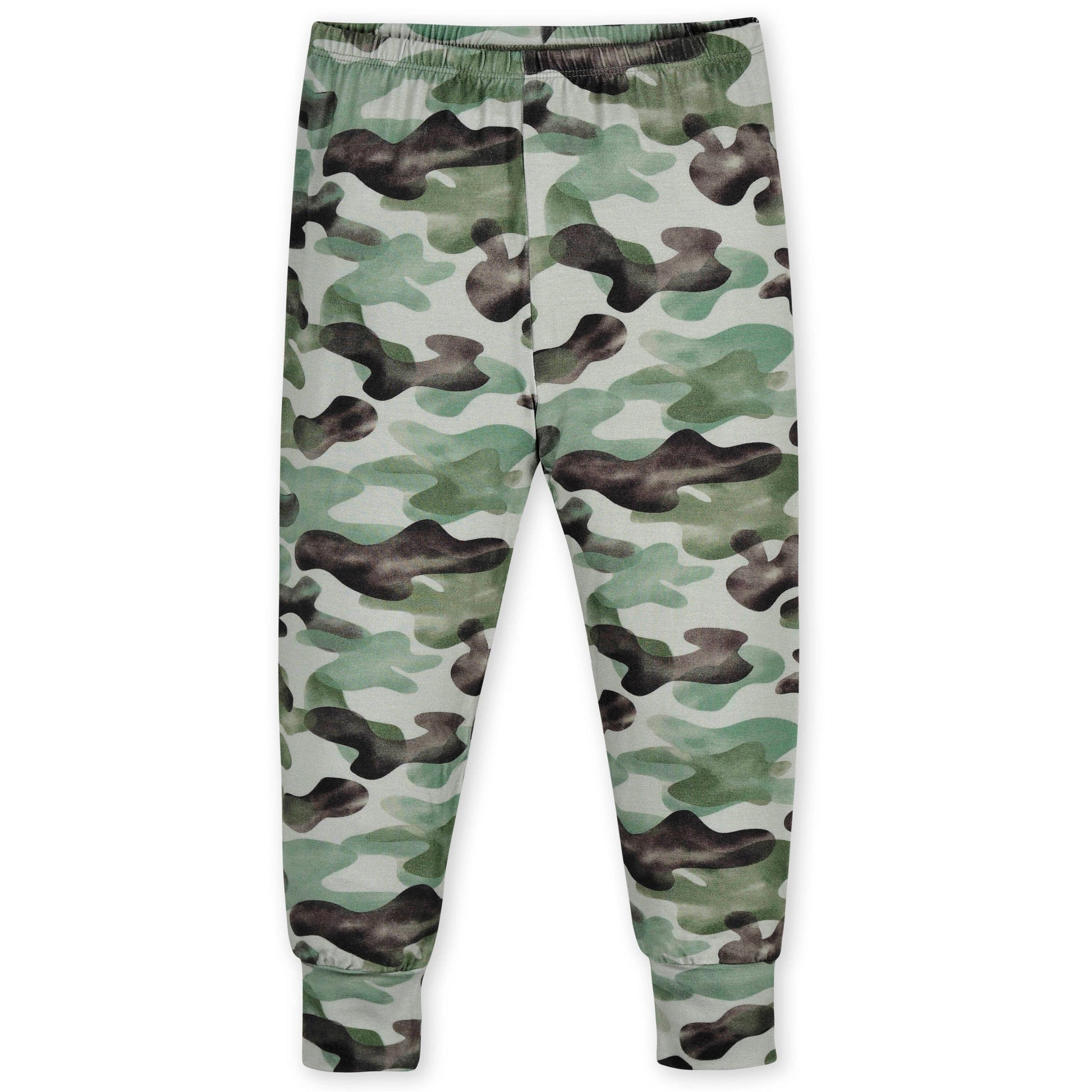 2-Piece Infant & Toddler Hide & Seek Camo Buttery-Soft Viscose Made from Eucalyptus Snug Fit Pajamas