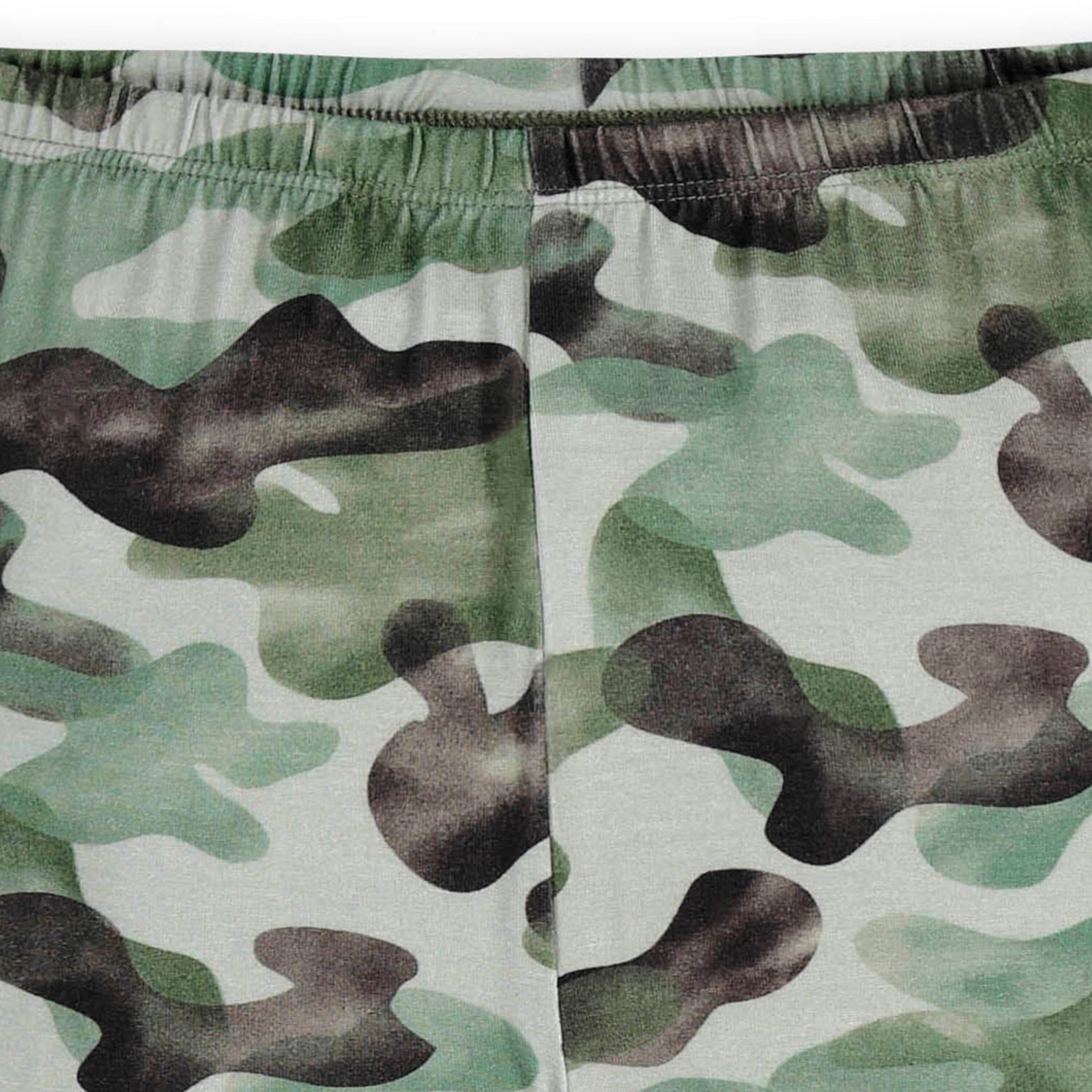 2-Piece Infant & Toddler Hide & Seek Camo Buttery-Soft Viscose Made from Eucalyptus Snug Fit Pajamas