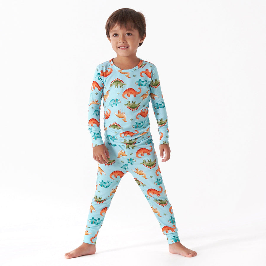 2-Piece Infant & Toddler Snugosaurous Buttery Soft Viscose Made from Eucalyptus Snug Fit Pajamas