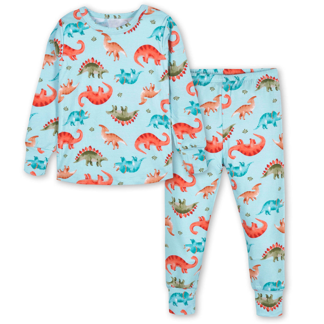 2-Piece Infant & Toddler Snugosaurous Buttery Soft Viscose Made from Eucalyptus Snug Fit Pajamas
