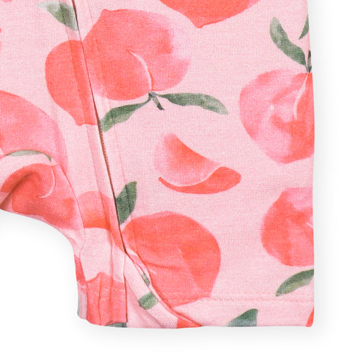 Baby Girls Just Peachy Buttery-Soft Viscose Made from Eucalyptus Snug Fit Romper