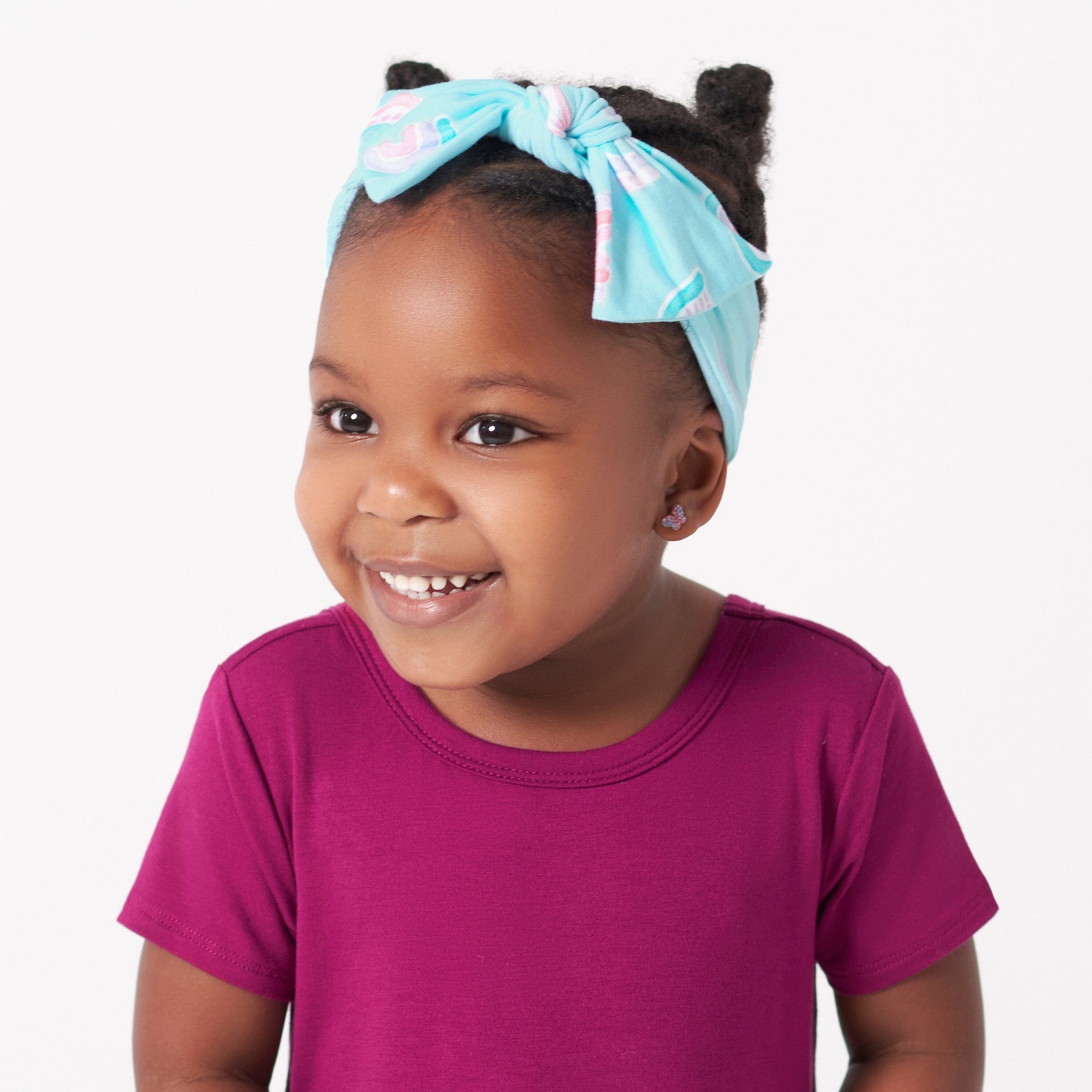 Girls Rainbow Buttery-Soft Viscose Made from Eucalyptus Headband