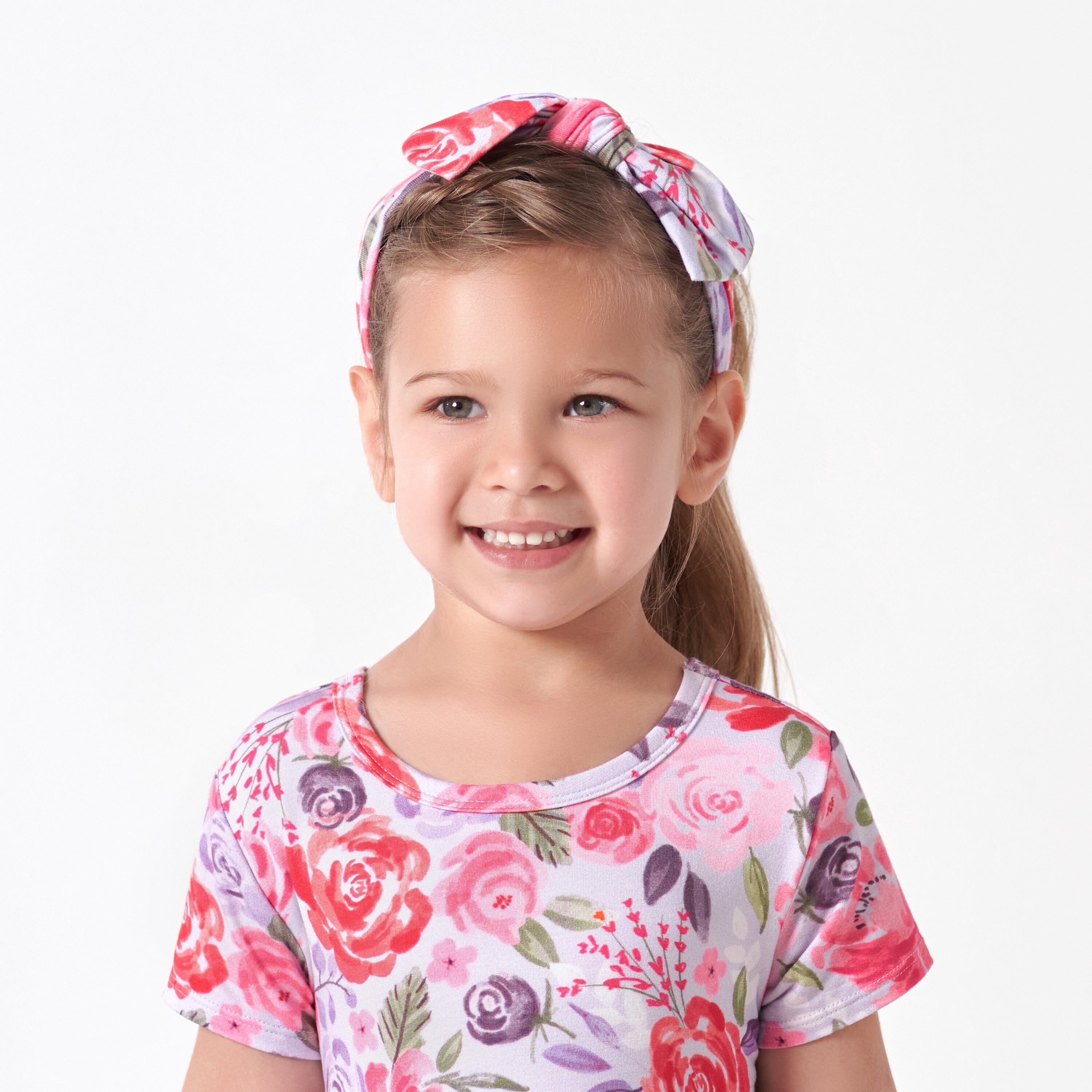 Girls Lilac Garden Buttery-Soft Viscose Made from Eucalyptus Headband