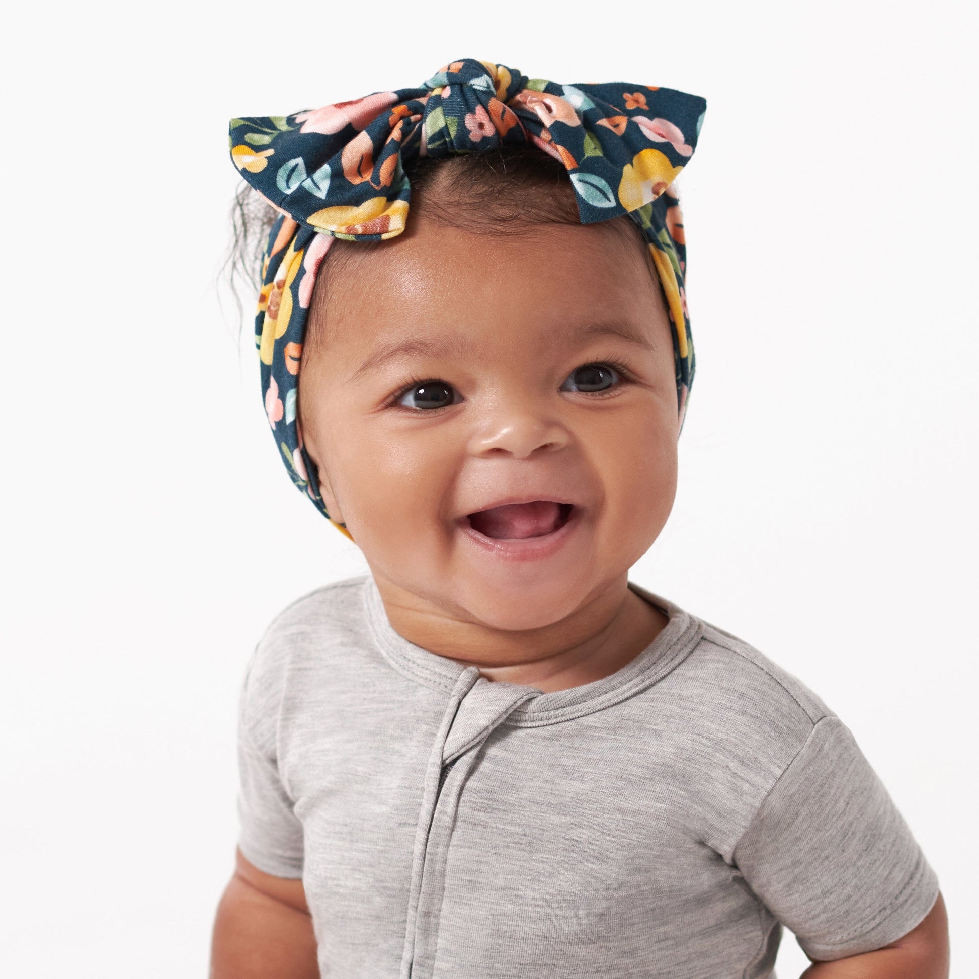 Girls Midnight Floral Buttery-Soft Viscose Made from Eucalyptus Headband