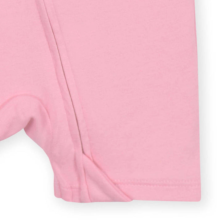 Baby Pink Lemonade Buttery-Soft Viscose Made from Eucalyptus Snug Fit Romper