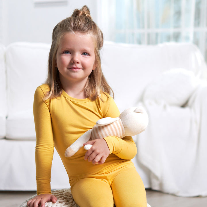 2-Piece Infant & Toddler Honey Buttery Soft Viscose Made from Eucalyptus Snug Fit Pajamas