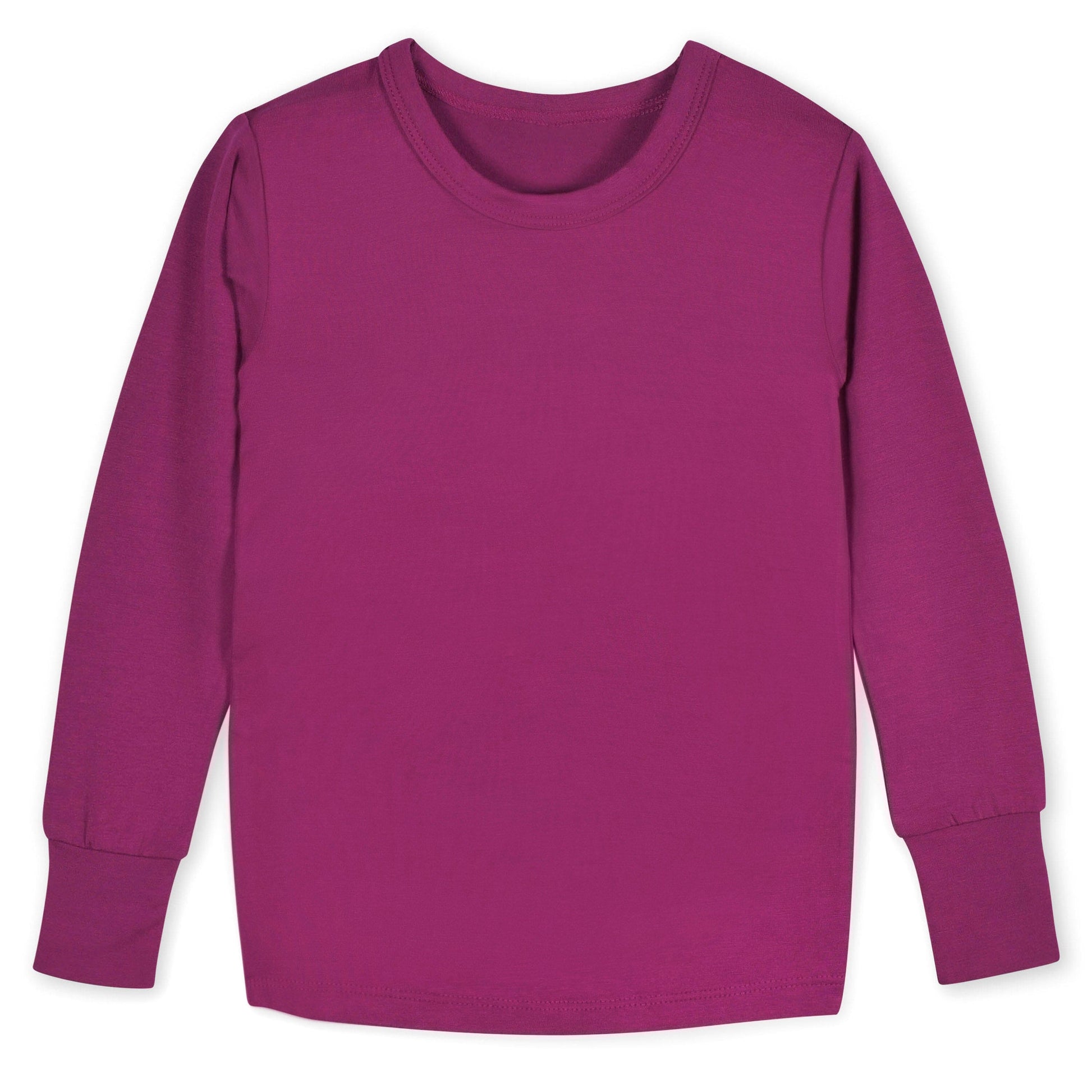 2-Piece Infant & Toddler Wine Buttery-Soft Viscose Made from Eucalyptus Snug Fit Pajamas