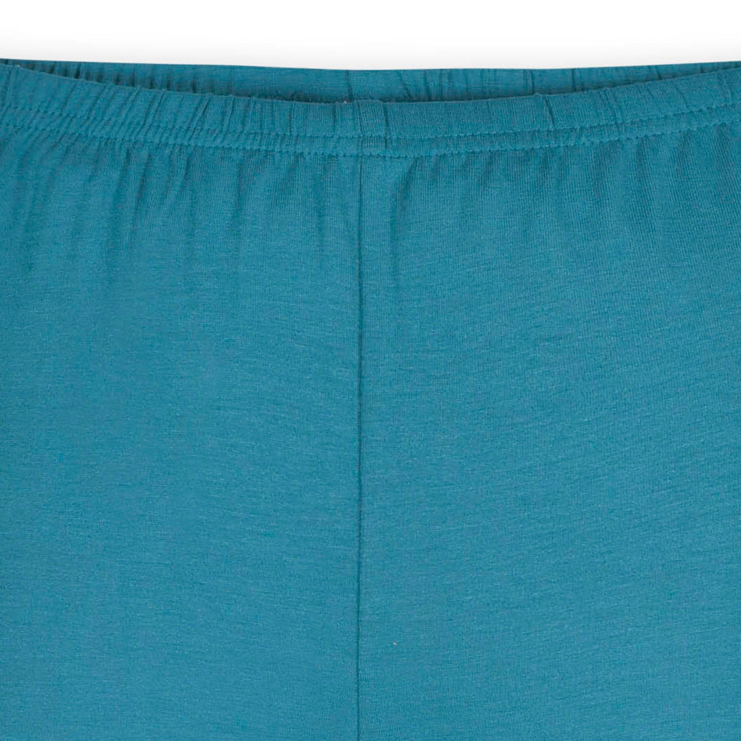 2-Piece Infant & Toddler Teal Buttery-Soft Viscose Made from Eucalyptus Snug Fit Pajamas