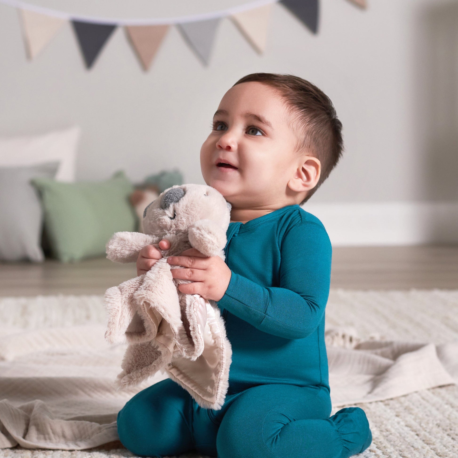 Baby Neutral Koala Bear Security Blanket