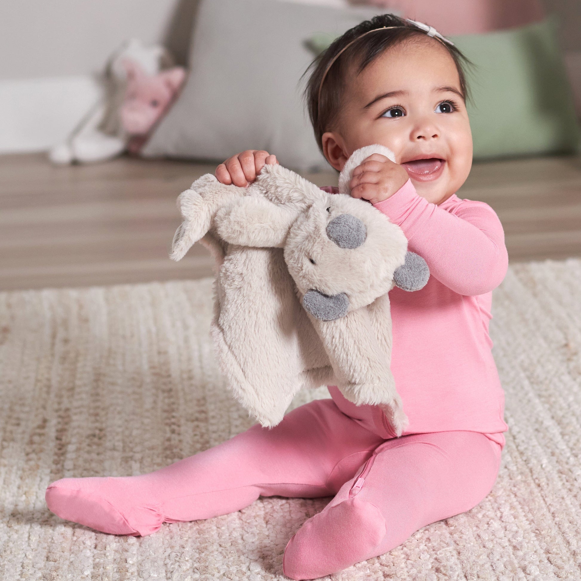 Baby Neutral Koala Bear Security Blanket