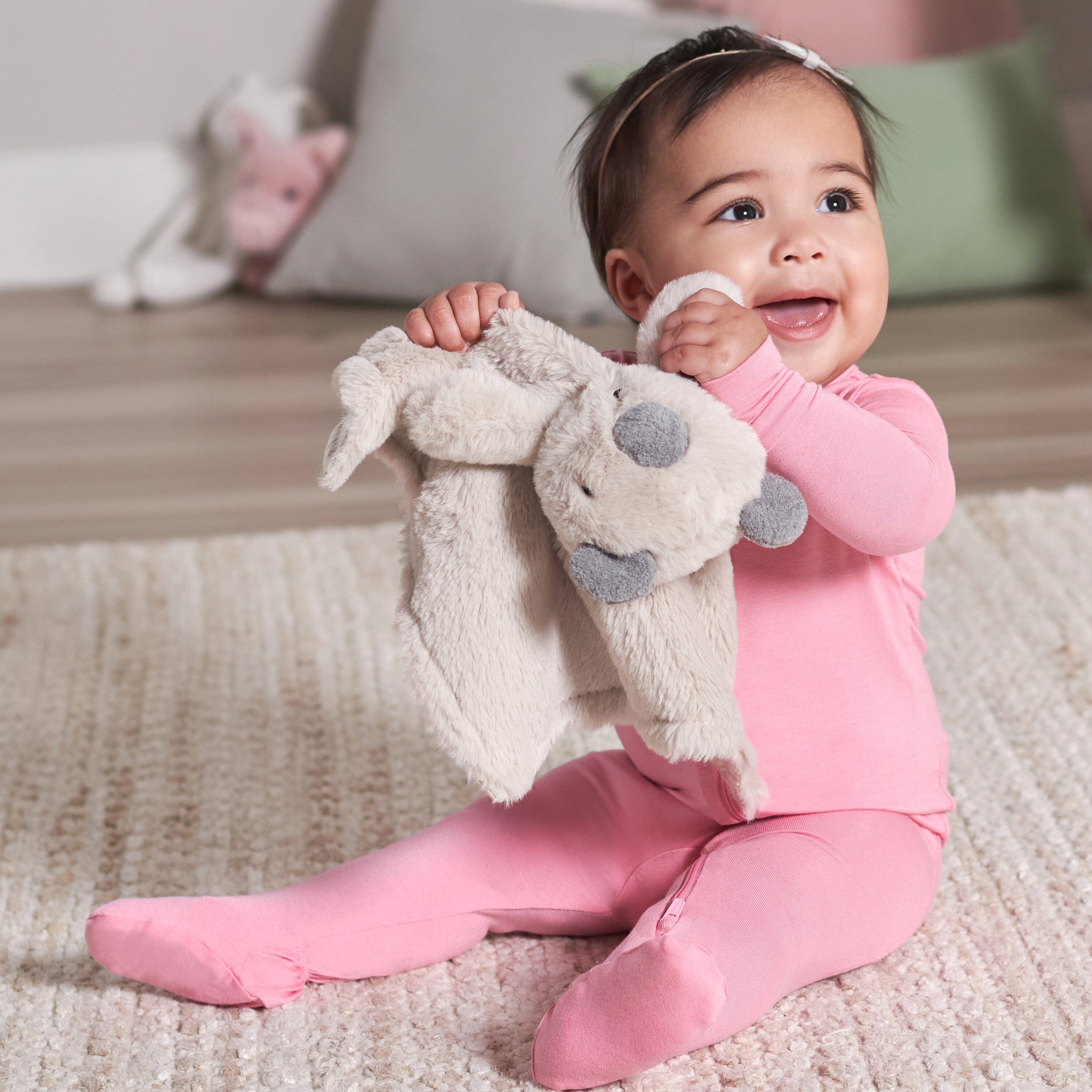 Baby Neutral Koala Bear Security Blanket
