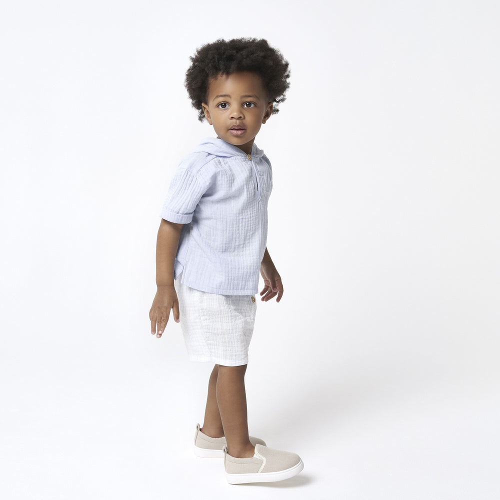 Infant & Toddler Boys Khaki Slip-On Sneaker