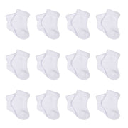12-Pack White Terry Socks-Gerber Childrenswear