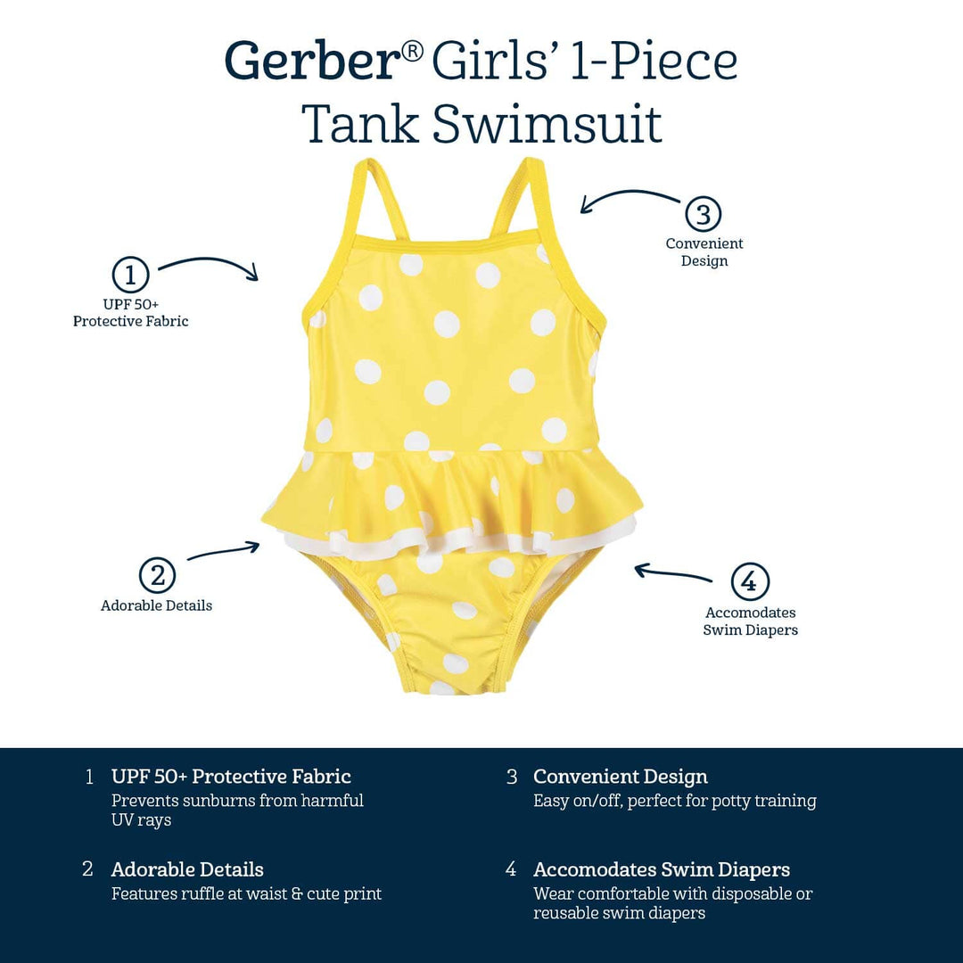 Baby & Toddler Girls Lemon Squeeze One-Piece Swimsuit
