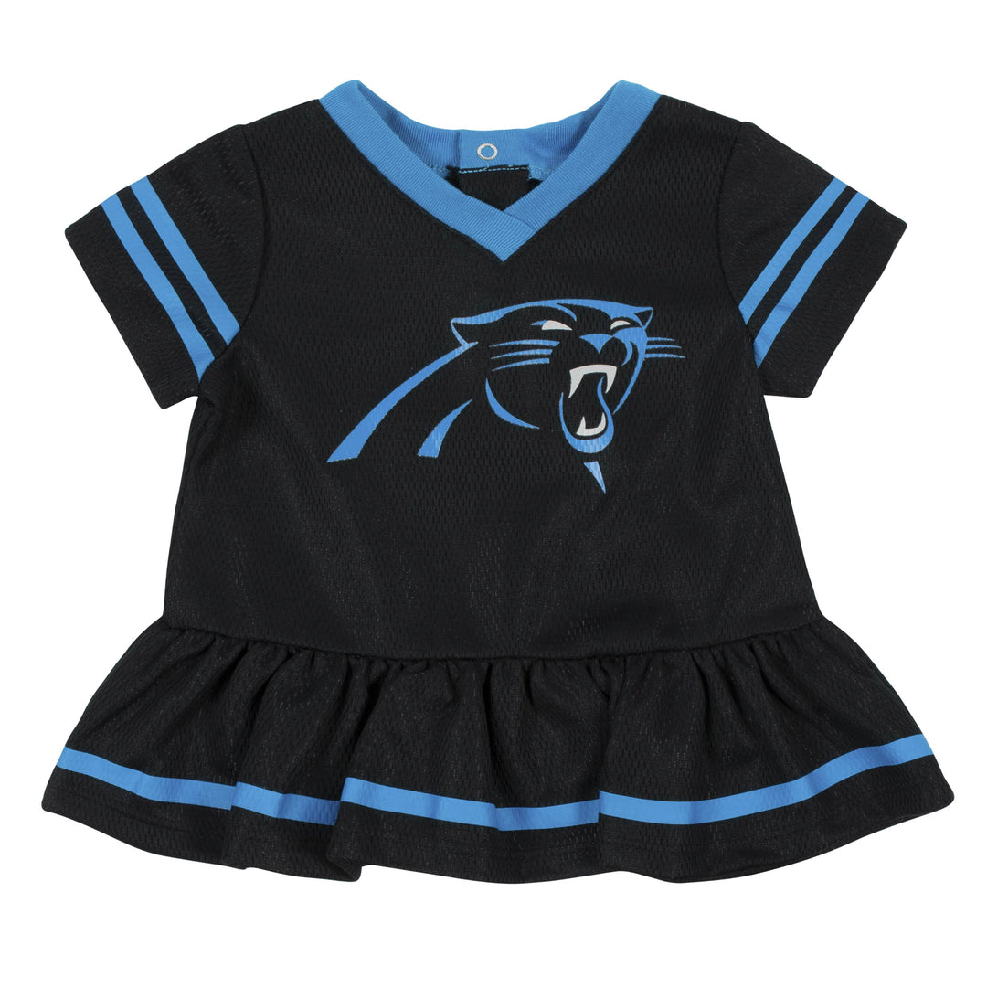 Baby Girls Carolina Panthers Cheerleader Dress and Panty Set-Gerber Childrenswear
