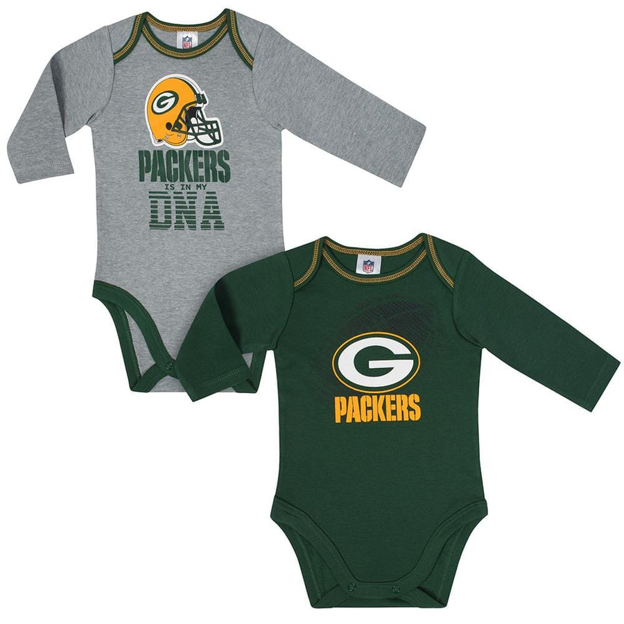 Packers Baby Boys 2-Pack Long Sleeve Bodysuit-Gerber Childrenswear