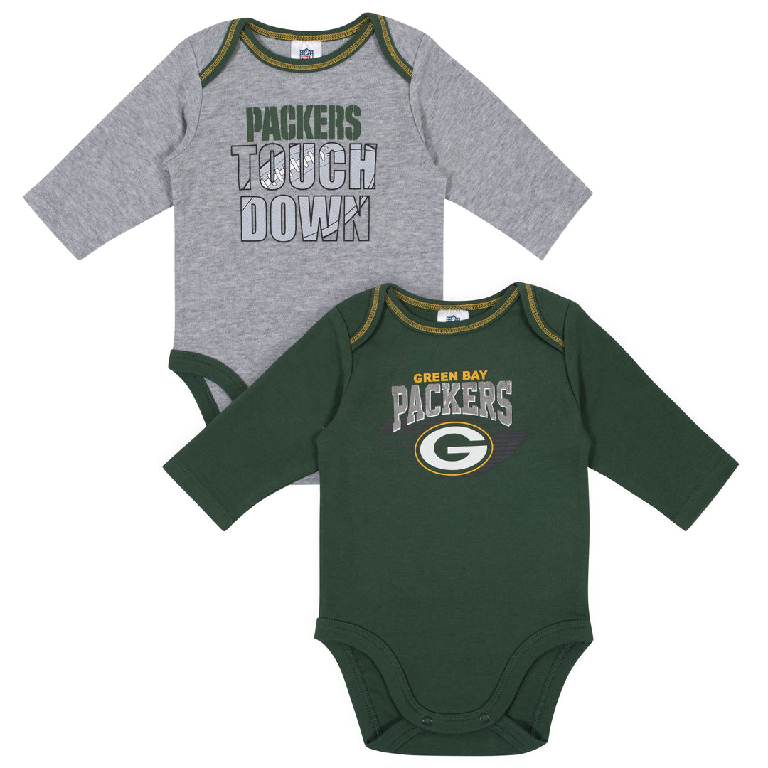 2-Pack Baby Boys Green Bay Packers Long Sleeve Bodysuits – Gerber