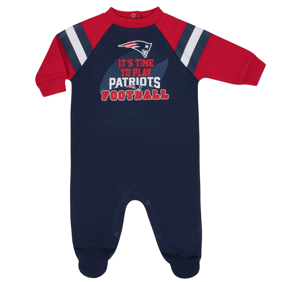 Baby Boys New England Patriots Sleep N Play-Gerber Childrenswear