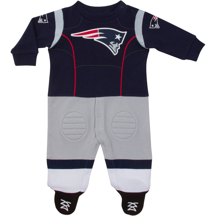 New England Patriots Baby Boys Footed Footysuit-Gerber Childrenswear