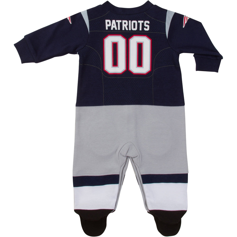 New England Patriots Baby Boys Footed Footysuit-Gerber Childrenswear