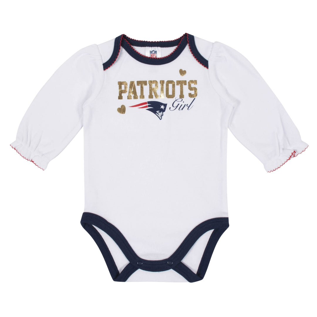 New England Patriotspatriots Baby Girl Patriots Bodysuit 