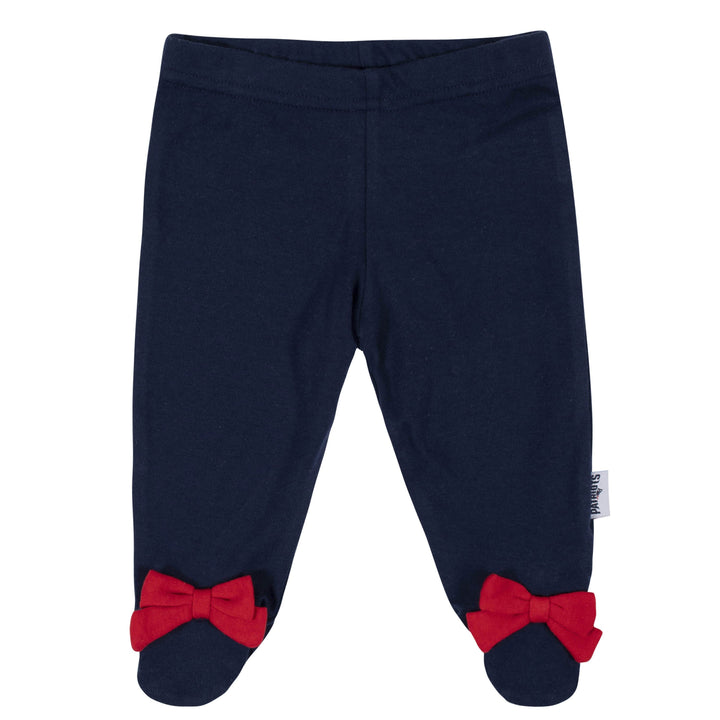 Baby Girls New England Patriots 3-Piece Bodysuit, Pant, and Cap Set-Gerber Childrenswear