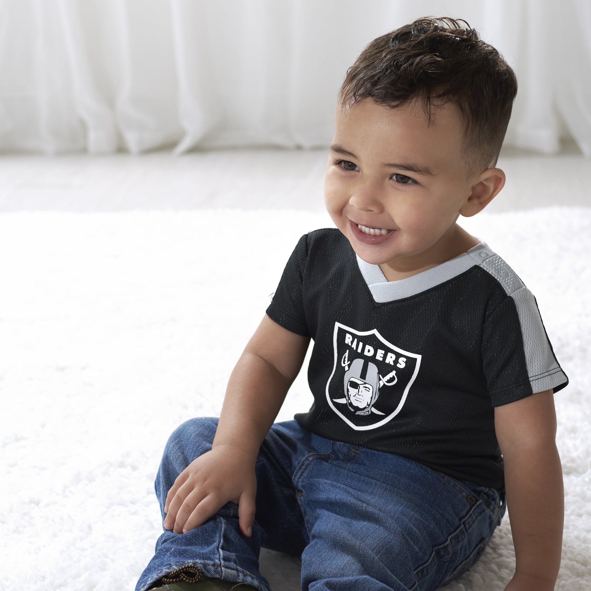 Las Vegas Raiders 1 Pack Bodysuit-Gerber Childrenswear