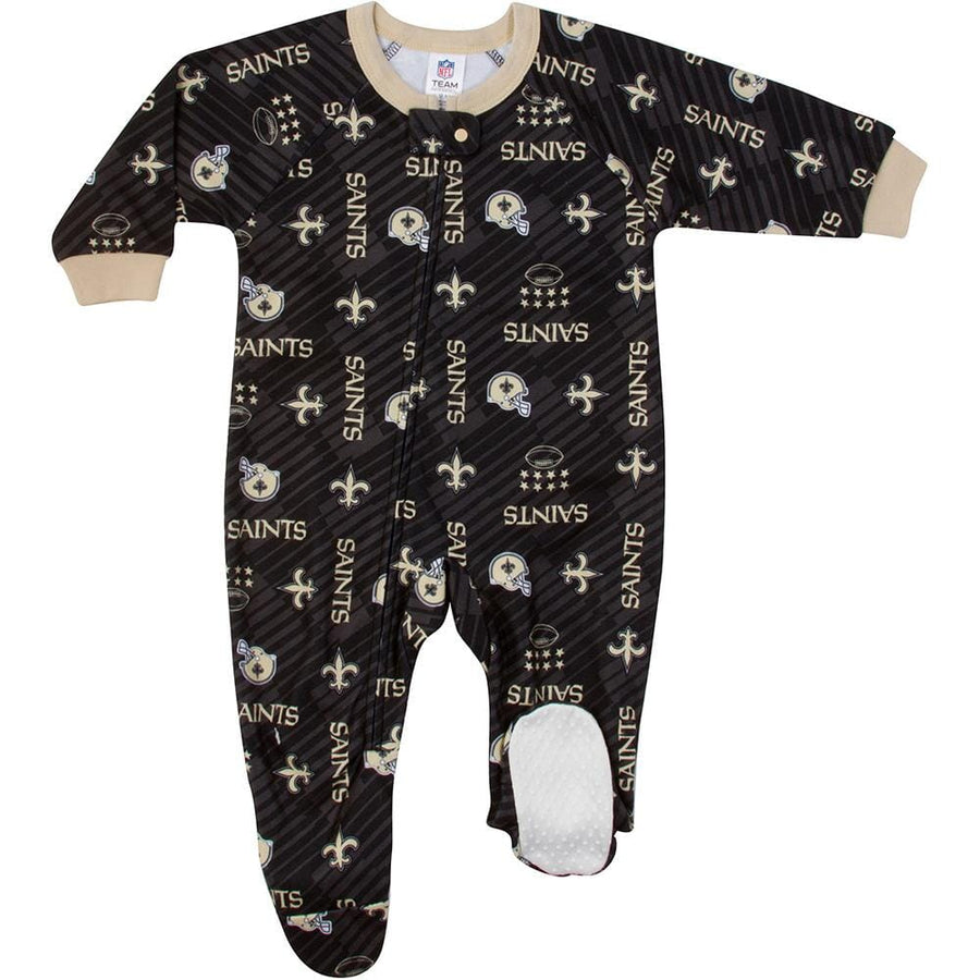 Saints Baby Boy Blanket Sleeper-Gerber Childrenswear