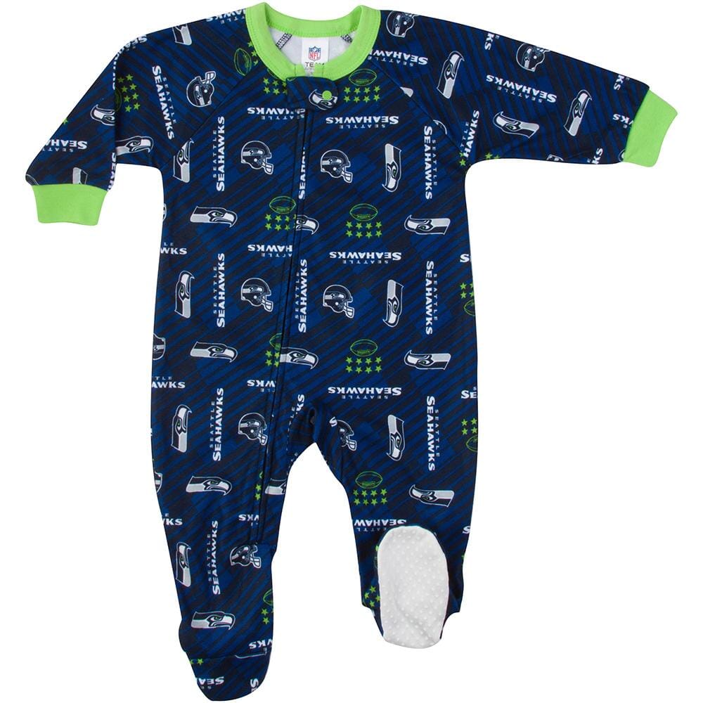 Seahawks Baby Boy Blanket Sleeper-Gerber Childrenswear