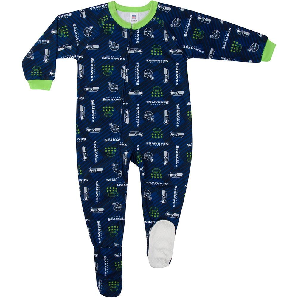 Seattle Seahawks Toddler Blanket Sleeper-Gerber Childrenswear