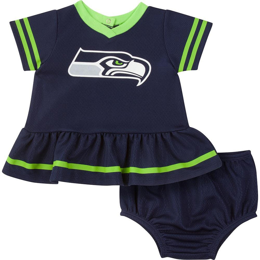 Seahawks Baby Girls Dress Set with Panty-Gerber Childrenswear
