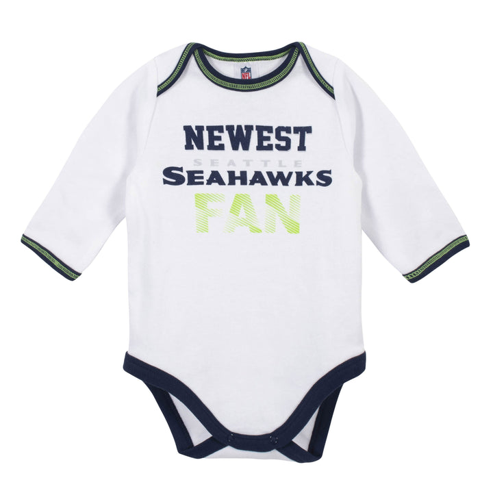 Baby Boys Seattle Seahawks 3-Piece Bodysuit, Pant and Cap Set-Gerber Childrenswear