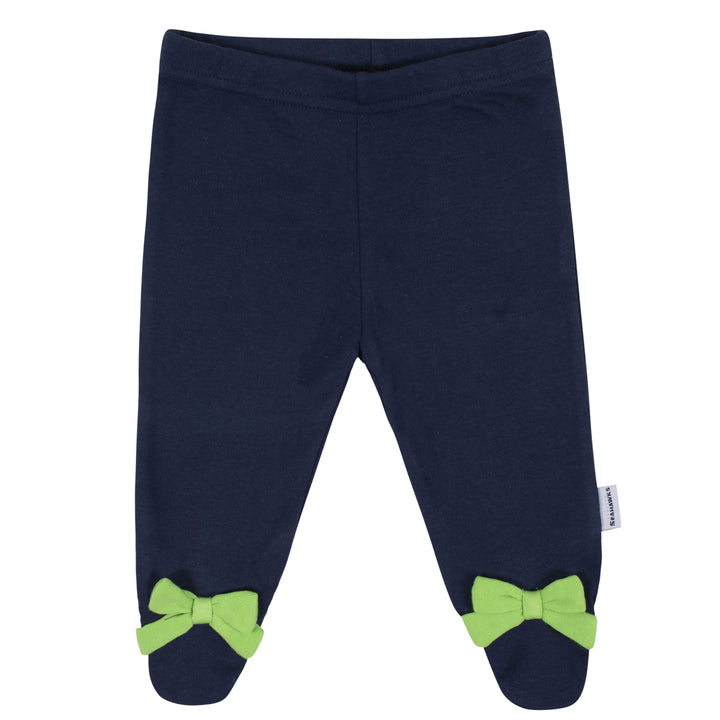 Baby Girls Seattle Seahawks 3-Piece Bodysuit, Pant, and Cap Set-Gerber Childrenswear