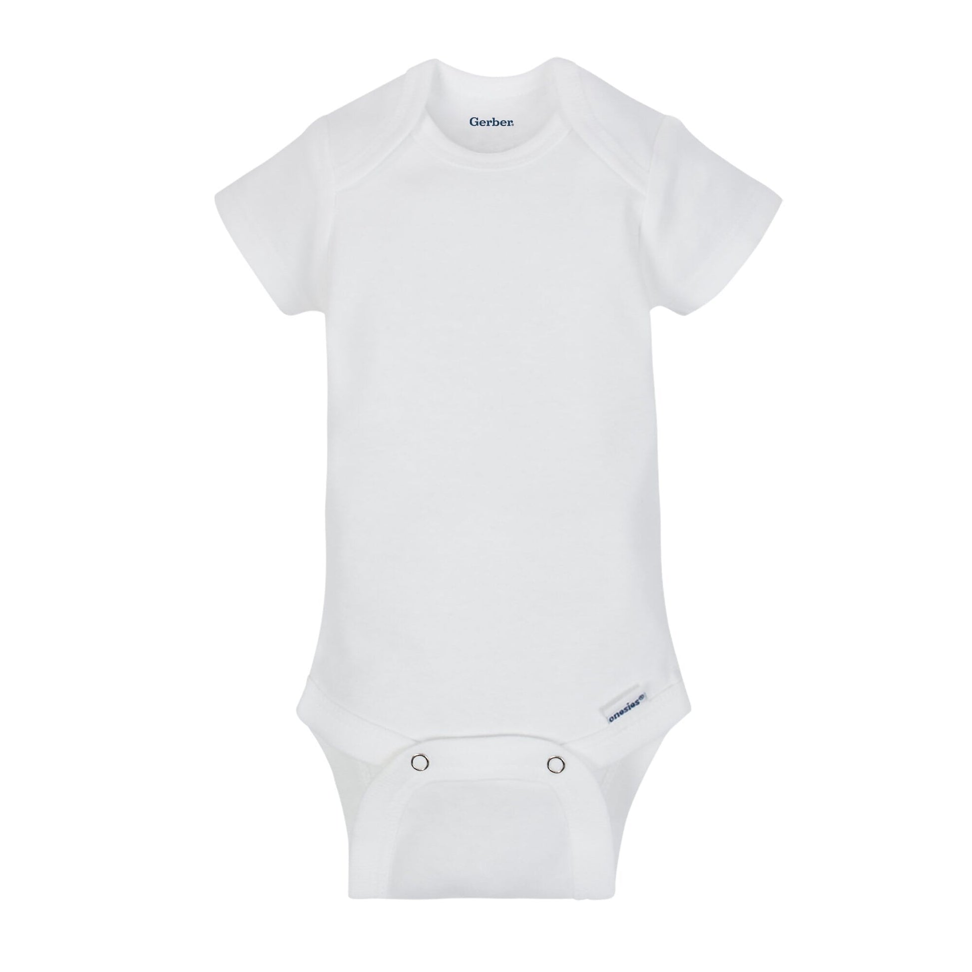 4-Pack Toddler White Short Sleeve Onesies® Bodysuits-Gerber Childrenswear