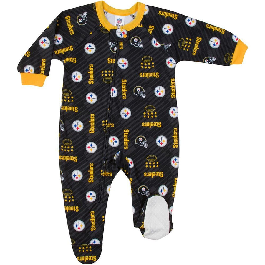 Steelers Baby Boy Blanket Sleeper-Gerber Childrenswear