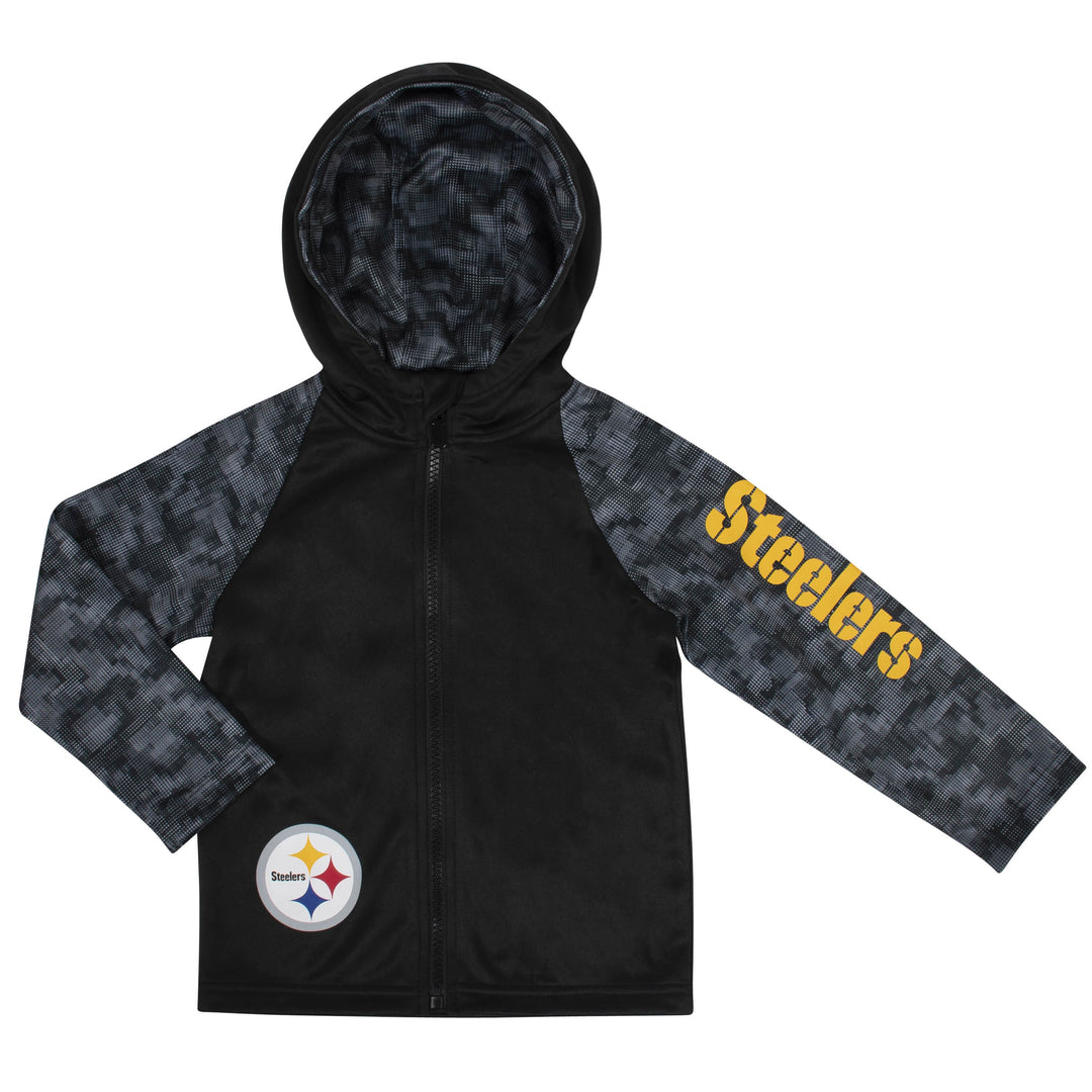 Toddler Boys Pittsburgh Steelers Hooded Jacket-Gerber Childrenswear