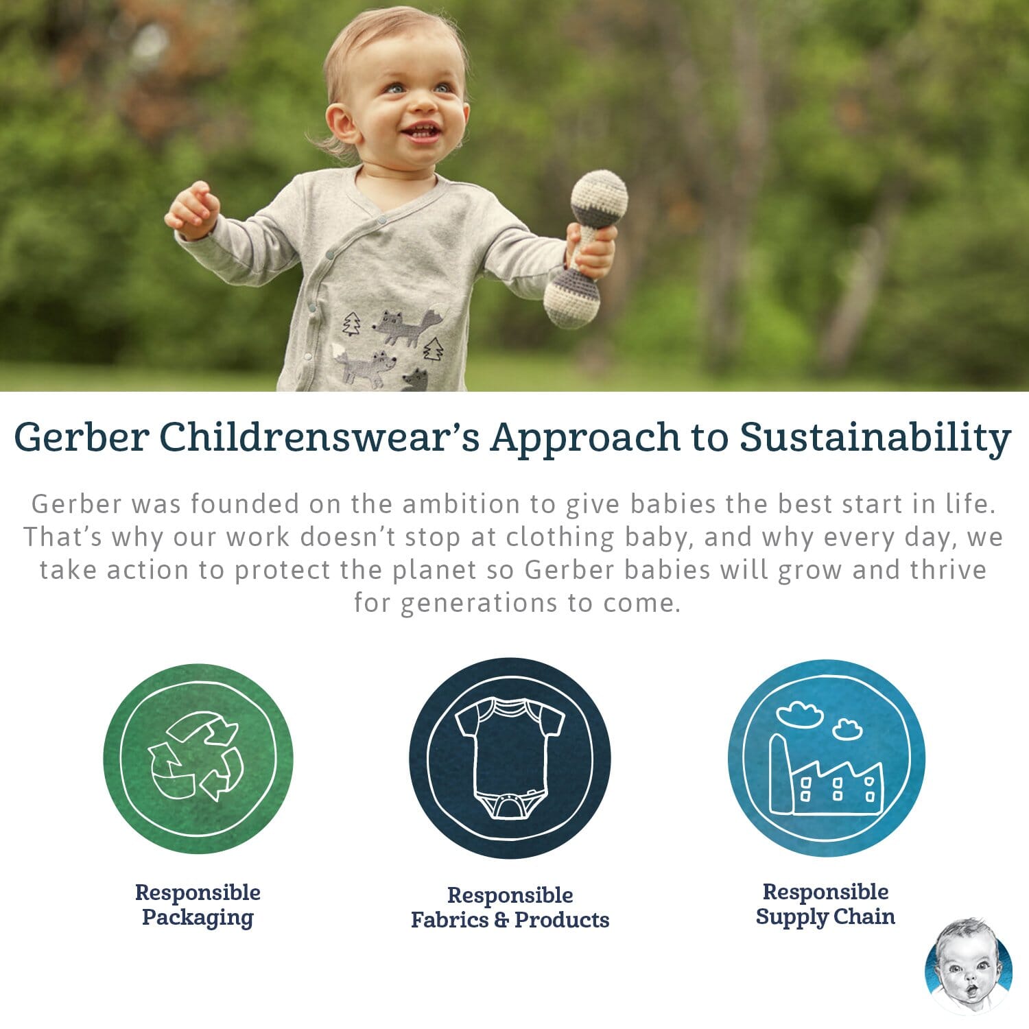 10-Pack Cotton Prefold Birdseye Cloth Diapers with Absorbent Pad-Gerber Childrenswear