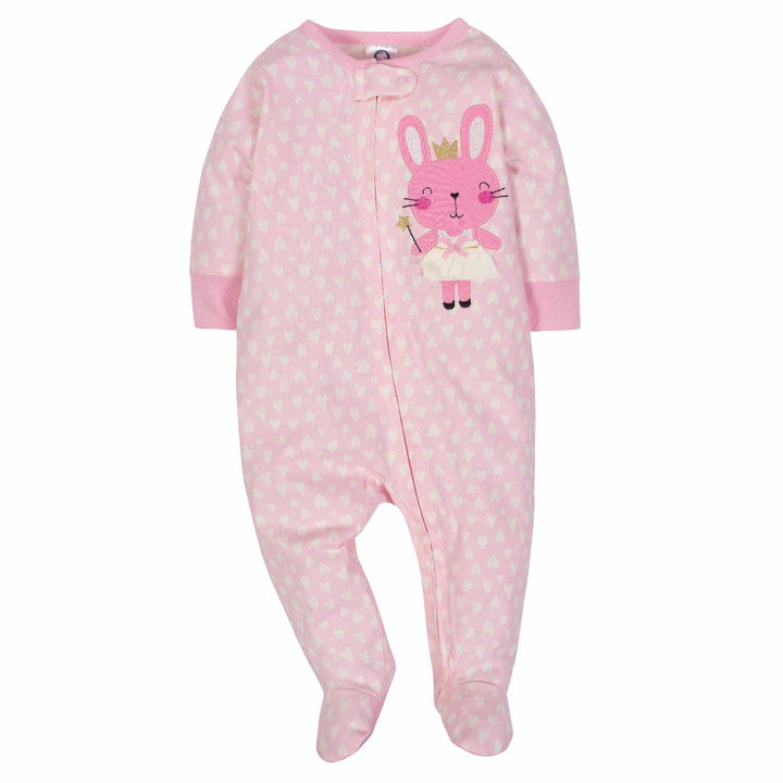 Gerber® 3-Pack Girls Princess Sleep N' Play - Limited Edition-Gerber Childrenswear