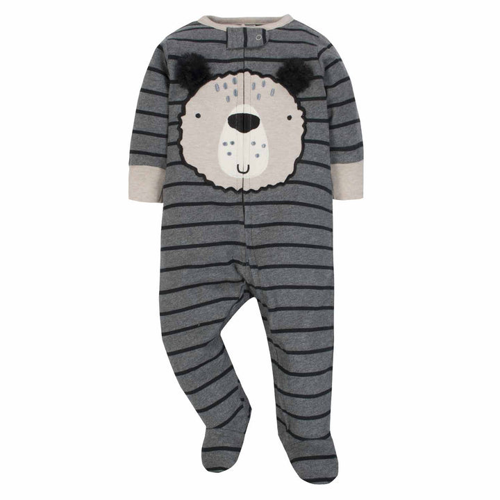 3-Pack Boys Bear Sleep N' Play - Limited Edition-Gerber Childrenswear