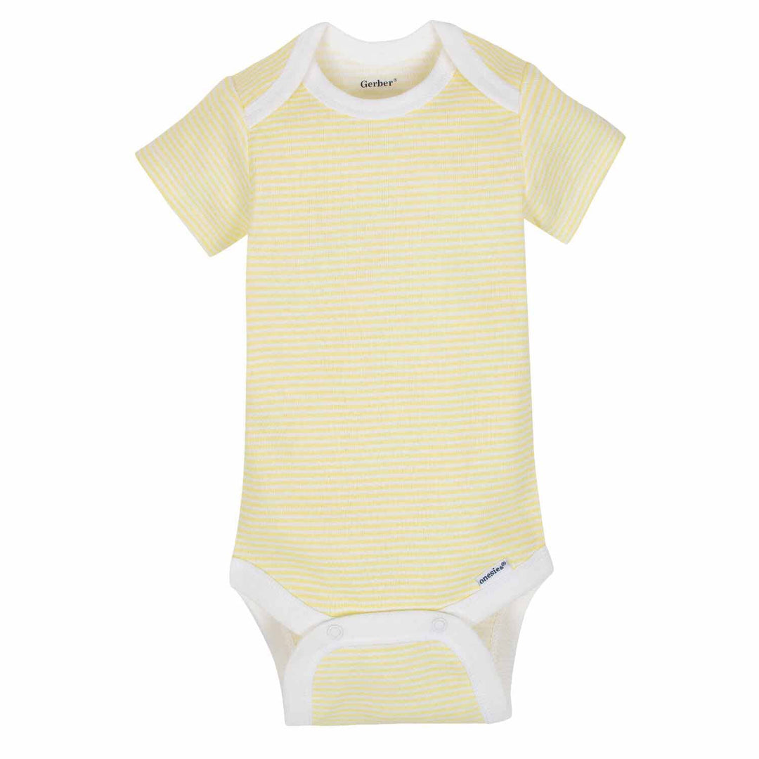 5-Pack Neutral Sheep Short Sleeve Onesies® Bodysuits-Gerber Childrenswear