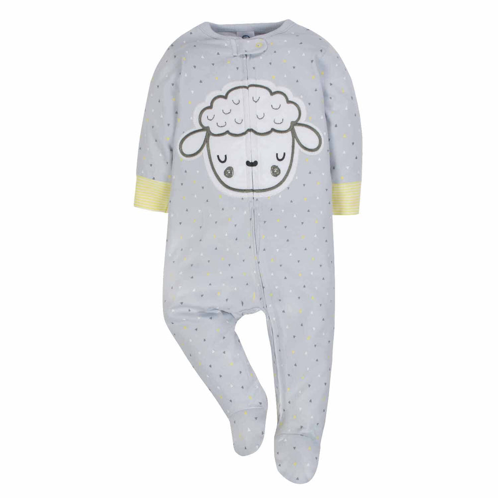 3-Pack Neutral Sheep Sleep N' Play - Limited Edition-Gerber Childrenswear