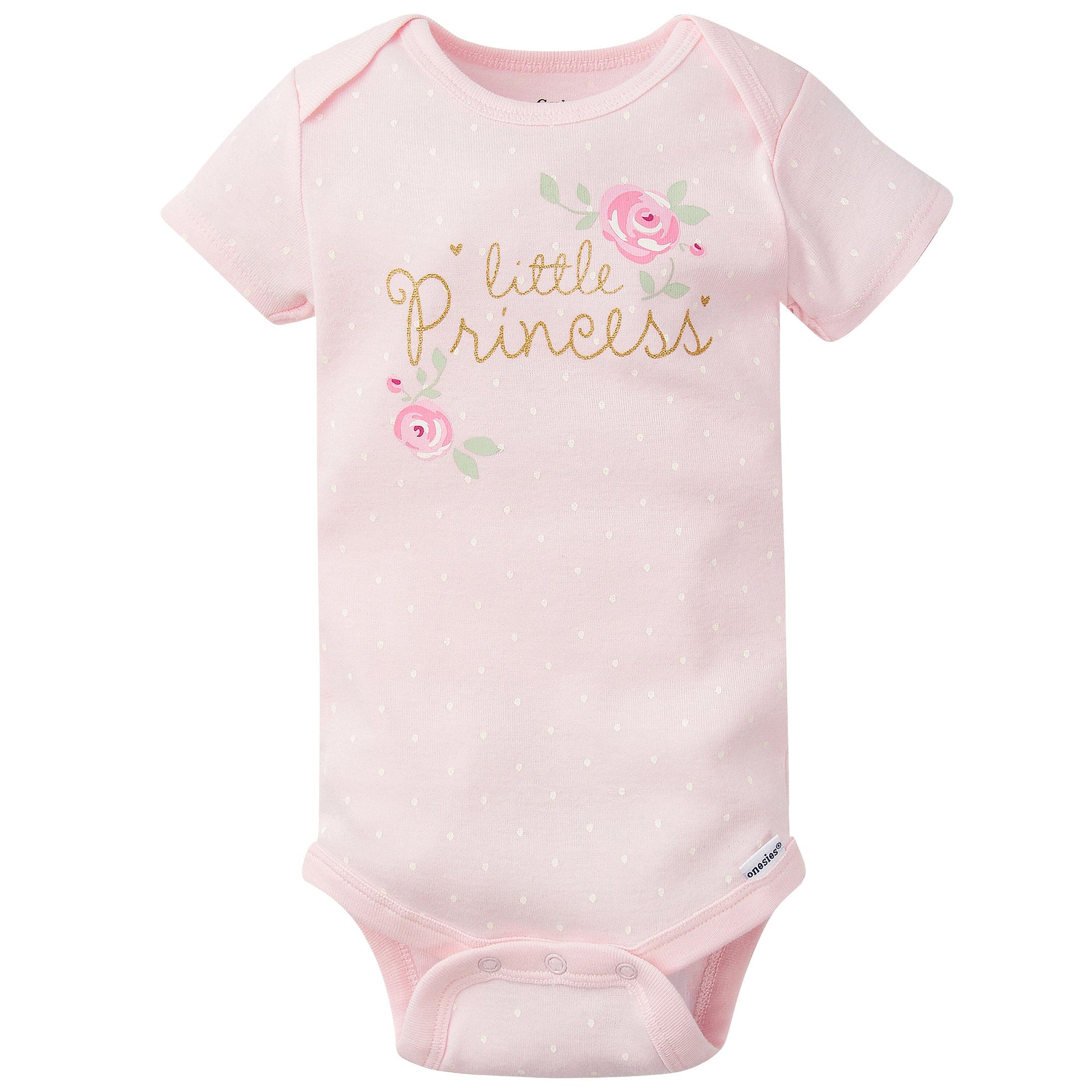 5-Pack Baby Girls Floral Short Sleeve Onesies® Bodysuits