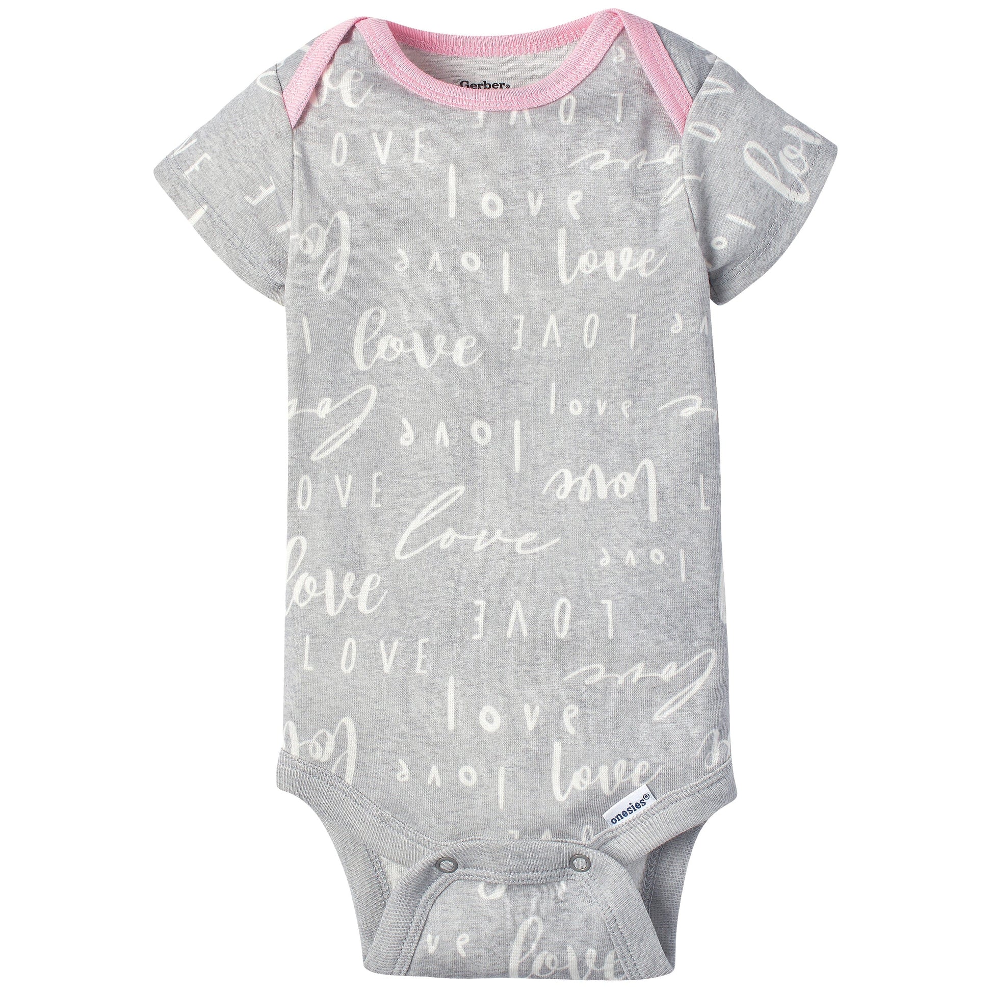 5-Pack Baby Girls Floral Short Sleeve Onesies® Bodysuits